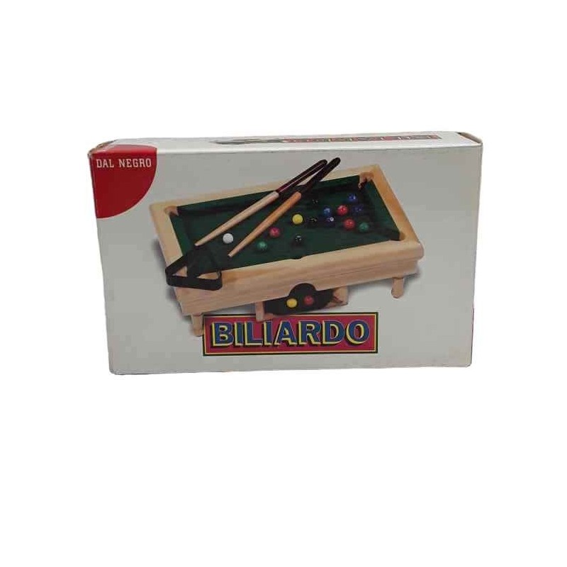 Gioco da tavolo Bilianrdo in legno Dal Negro (manca 1 stecca)