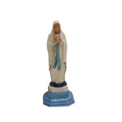 Madonnina che prega in plastica vintage altezza 12 cm