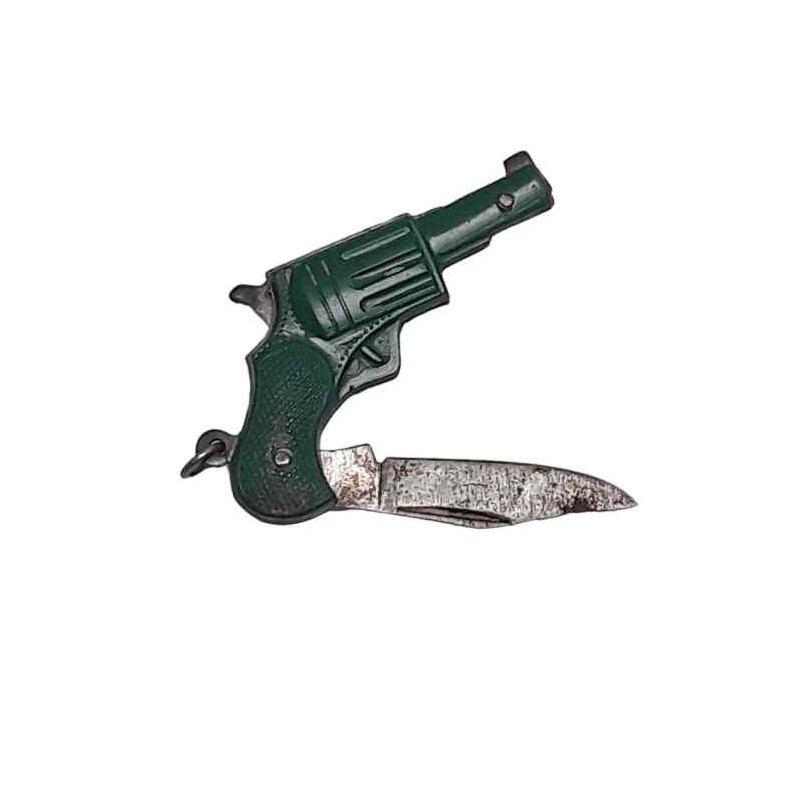 Minicoltellino da collezione con manico a forma di pistola