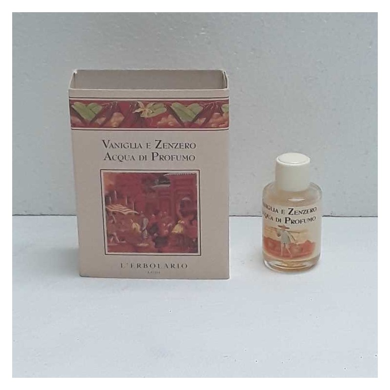 Vaniglia e zenzero acqua di profumo - L'erbolario da 12 ml Vintage