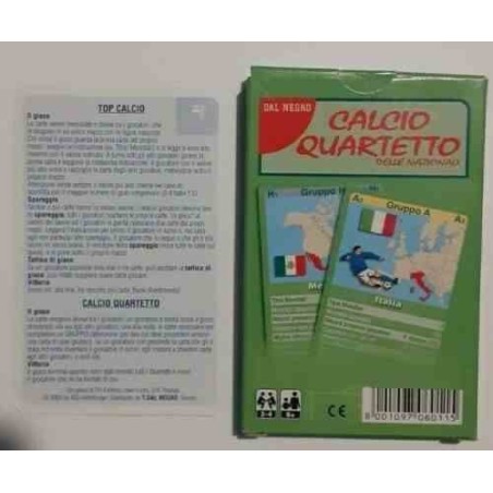 Carte da Gioco Calcio Quartetto delle Nazionali - Dal Negro