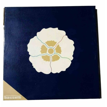 Bassetti - Set per tavola rotonda - puro lino - anni 70