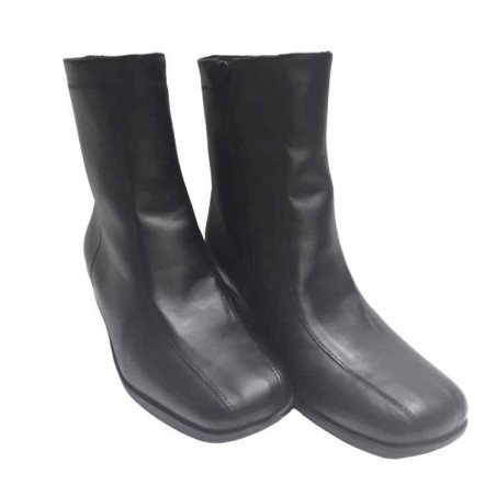 Scarponcini donna pelle nera n.39 made in italy - lady doc