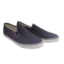Scarpe uomo tela blu con...